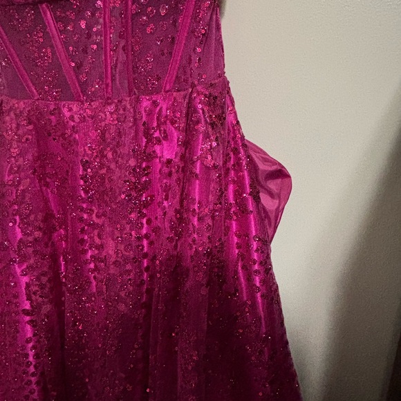 Blondie Nite Pink Sequin Gown - Picture 3 of 8